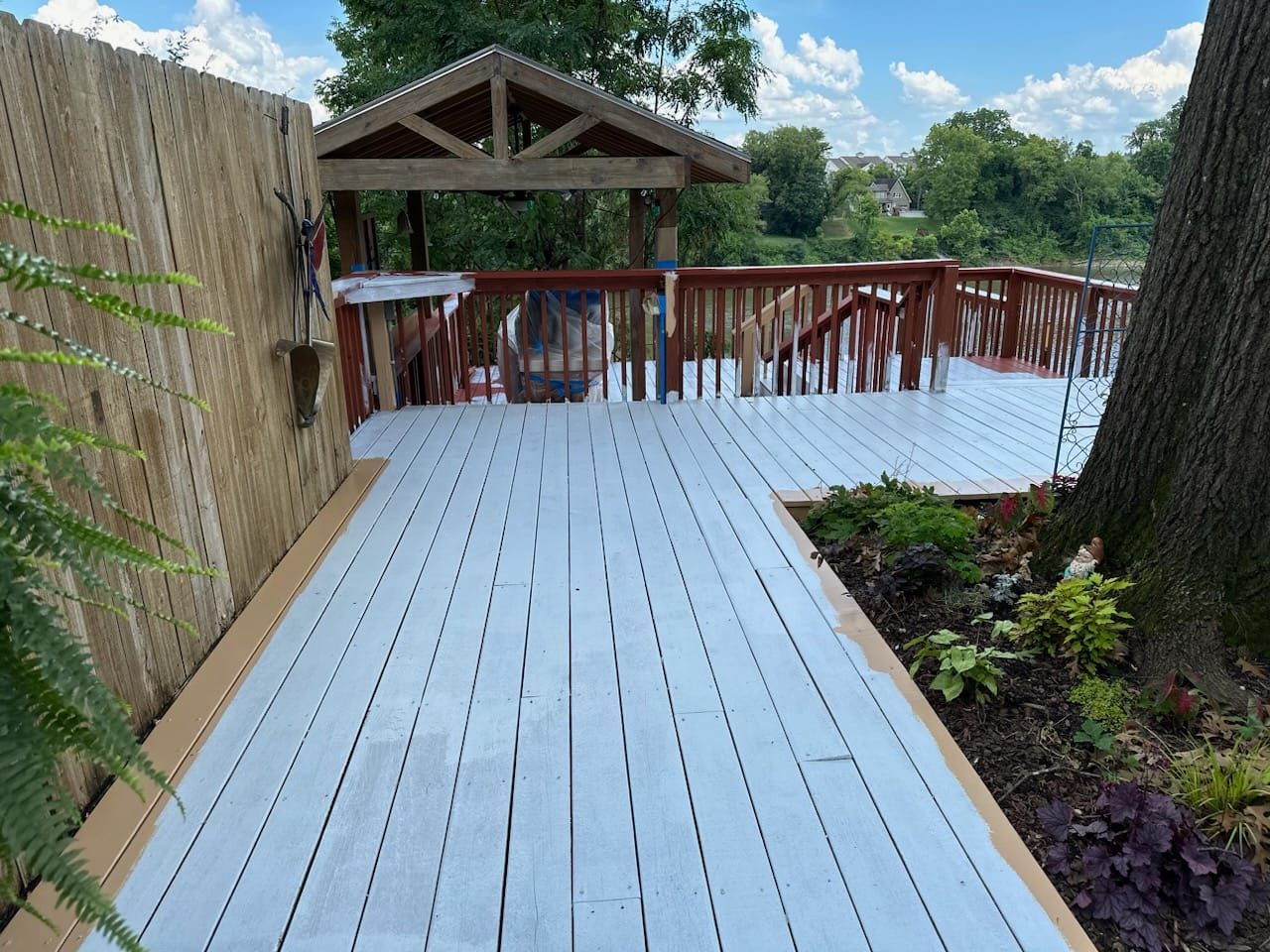 Deck painting